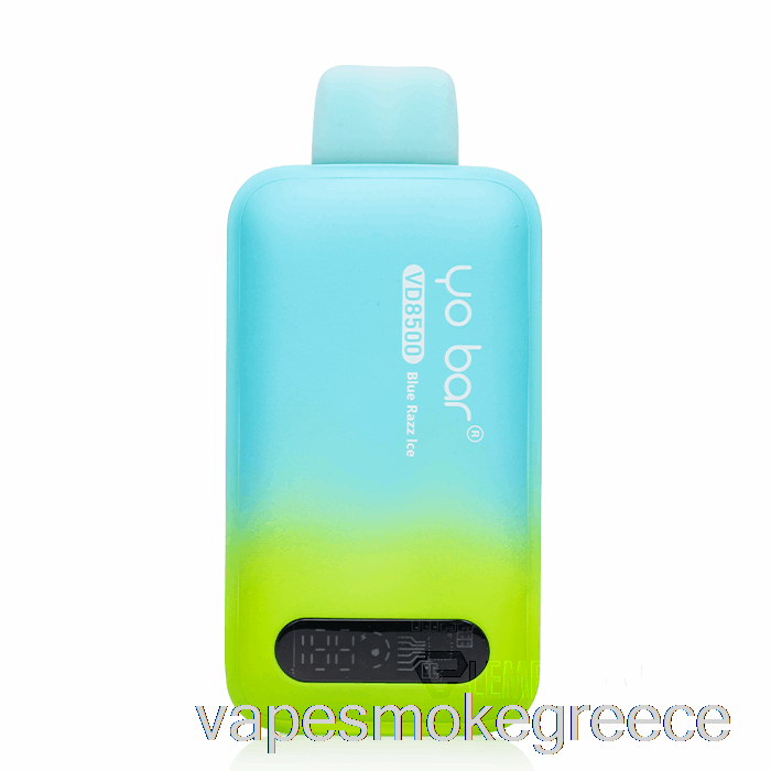 Vape Greece Yo Bar Vd8500 μιας χρήσης μπλε Razz Ice